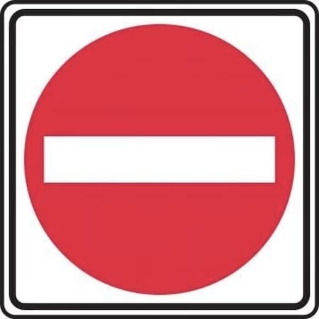 Accuform RAILROAD CLAMP SIGN STOP TANK CAR FRR365RD FRR365RD